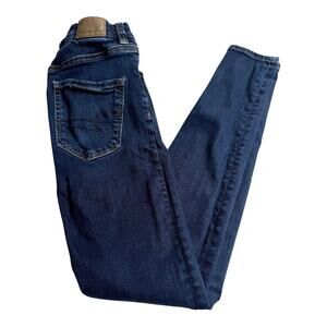 American Eagle Curvy High Rise JEGGING JEANS Women's 00 AE 23 Next Level Stretch